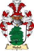 v.23 Coat of Family Arms from Germany for Hubel