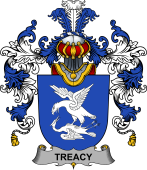 Irish Family Coat of Arms (v.25b) Treacy or Tracy