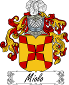Araldica Italiana Coat of arms used by the Italian family Miolo
