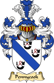 Scottish Family Coat of Arms (v.23) for Pennycook