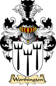 English Coat of Arms (v.23) for the family Worthington