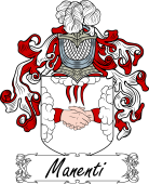 Araldica Italiana Coat of arms used by the Italian family Manenti