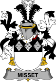 Irish Coat of Arms for Misset