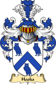 Welsh Family Coat of Arms (v.23) for Hooks (of Conwy, Caernarfonshire)