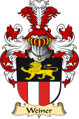 v.23 Coat of Family Arms from Germany for Weiner