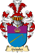 v.23 Coat of Family Arms from Germany for Geissler
