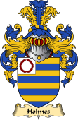 English Coat of Arms (v.23) for the family Holme (s) or Hulme