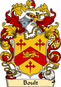 English or Welsh Family Coat of Arms (v.23) for Boult (or Bolt)