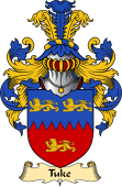 English Coat of Arms (v.23) for the family Tuke