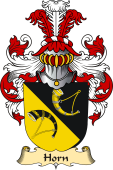 v.23 Coat of Family Arms from Germany for Horn