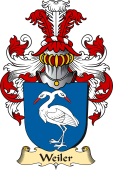 v.23 Coat of Family Arms from Germany for Weiler