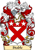 English or Welsh Family Coat of Arms (v.23) for Stable (Ref Berry)