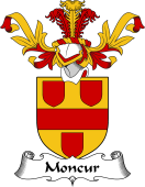 Coat of Arms from Scotland for Moncur