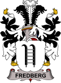 Coat of arms used by the Danish family Fredberg