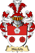 v.23 Coat of Family Arms from Germany for Hitzfeld