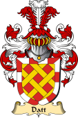 v.23 Coat of Family Arms from Germany for Datt