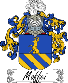 Araldica Italiana Coat of arms used by the Italian family Maffei