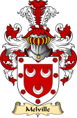 Scottish Family Coat of Arms (v.23) for Melville