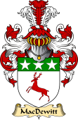 Irish Family Coat of Arms (v.23) for MacDewitt or MacDavitt
