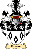 English Coat of Arms (v.23) for the family Hanson
