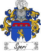 Araldica Italiana Coat of arms used by the Italian family Speri