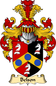 English Coat of Arms (v.23) for the family Belson