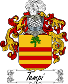 Araldica Italiana Coat of arms used by the Italian family Tempi