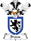 Coat of Arms from Scotland for Brocas or Brokkas