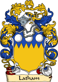 English or Welsh Family Coat of Arms (v.23) for Latham