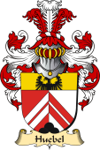v.23 Coat of Family Arms from Germany for Huebel