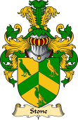 English Coat of Arms (v.23) for the family Stone II