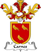 Coat of Arms from Scotland for Carnes