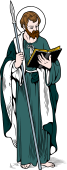Catholic Saints Clipart image: St Thomas the Apostle