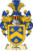 English Coat of Arms (v.23) for the family Colby
