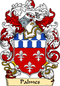 English or Welsh Family Coat of Arms (v.23) for Palmes (Hants, and Yorkshire)