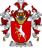 Irish Family Coat of Arms (v.25b) Fallon or O'Fallon