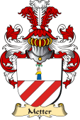 v.23 Coat of Family Arms from Germany for Metter
