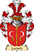 v.23 Coat of Family Arms from Germany for Larisch