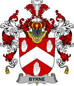 Irish Family Coat of Arms (v.25b) Byrne or O'Byrne