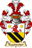 v.23 Coat of Family Arms from Germany for Trautvetter