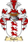 Welsh Family Coat of Arms (v.23) for Raglan (of Carn-lwyd, Llancarfan, Glamorgan)