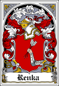 Polish Coat of Arms Bookplate for Renka