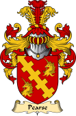 English Coat of Arms (v.23) for the family Pearse