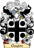 English or Welsh Family Coat of Arms (v.23) for Clayton