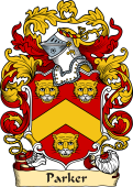 English or Welsh Family Coat of Arms (v.23) for Parker