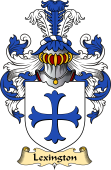 English Coat of Arms (v.23) for the family Lexington