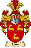 English Coat of Arms (v.23) for the family Rowe