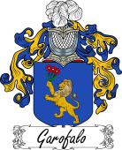 Araldica Italiana Coat of arms used by the Italian family Garofalo