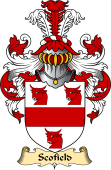 English Coat of Arms (v.23) for the family Scofield