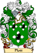 English or Welsh Family Coat of Arms (v.23) for Plott (Sparsholt, Berkshire)